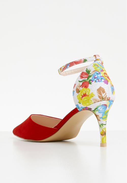 Miss Black - Jolie heel - red
