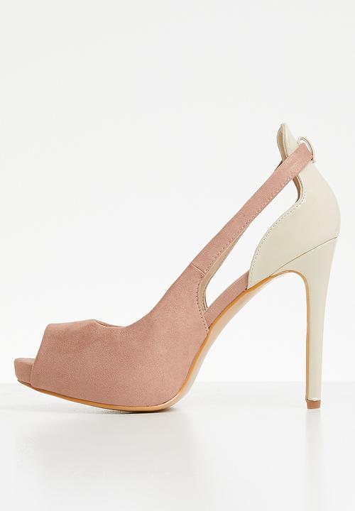 Miss Black - Keisha heel - mid pink