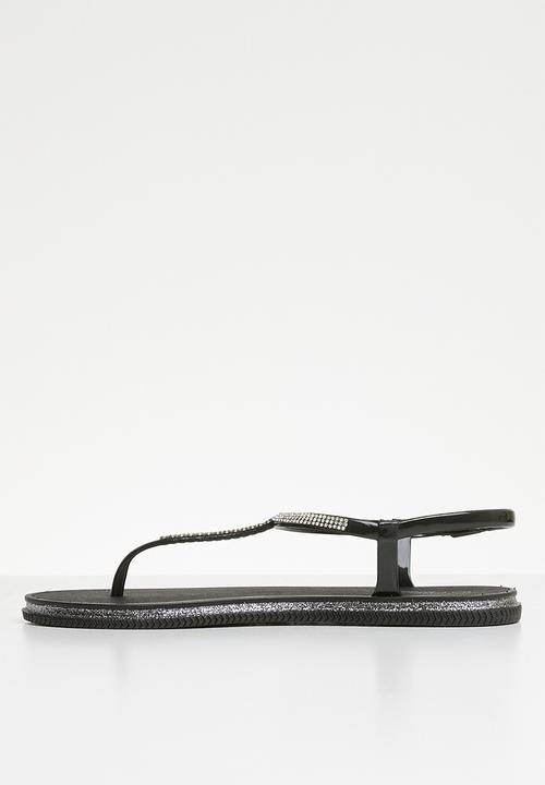 Miss Black - Peria sandal - black
