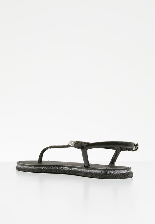 Miss Black - Peria sandal - black