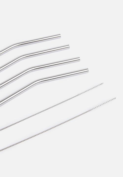 Nicolson Russell - Re-usable straw set of 4 - mirror