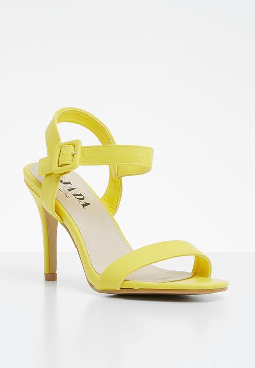 Jada - Buckle strap heel - pale yellow