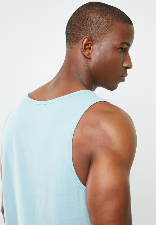 RVCA - Pigment dye tank top - blue