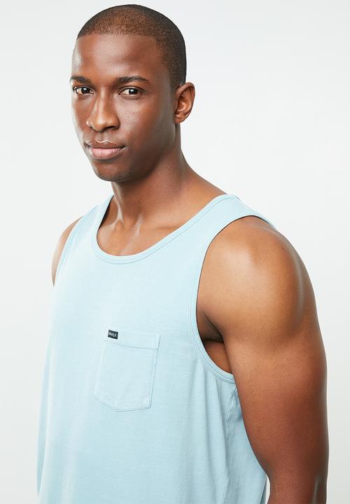 RVCA - Pigment dye tank top - blue