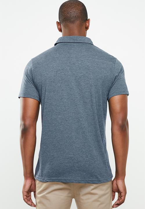 RVCA - Sure thing II short sleeve polo tee - blue