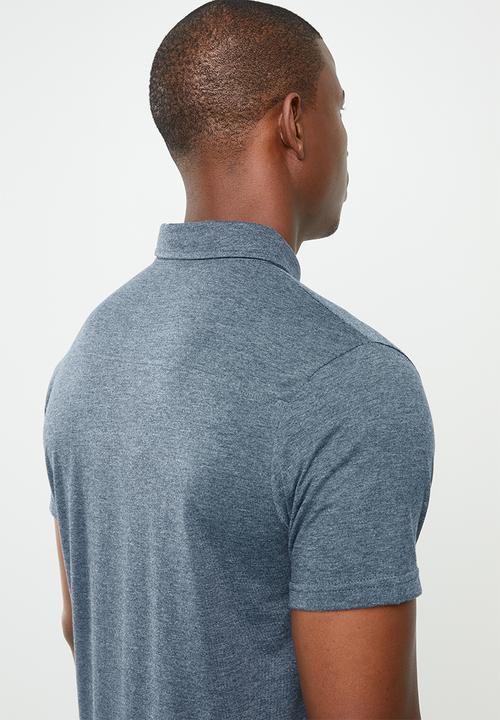 RVCA - Sure thing II short sleeve polo tee - blue