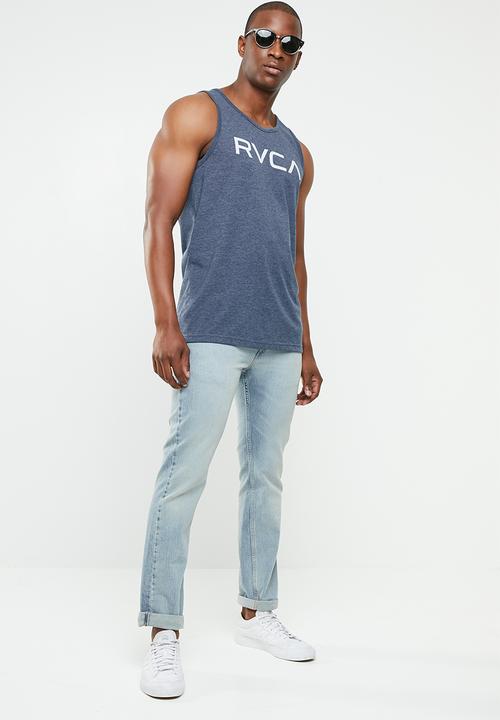 RVCA - Big tank top - blue
