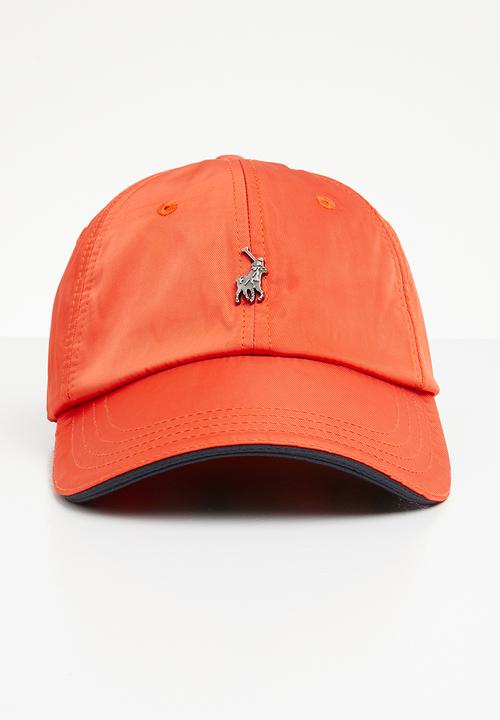 orange polo cap