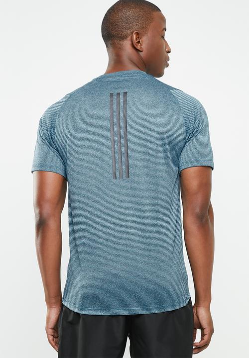 adidas Performance - FL TEC crew short sleeve tee - blue 