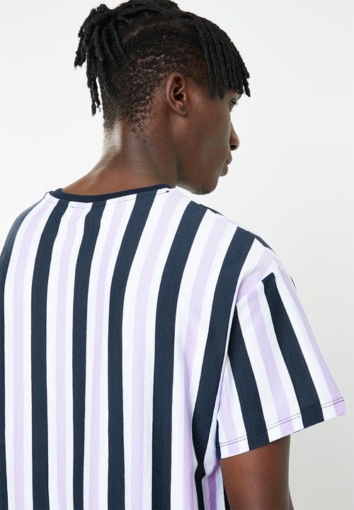 New Look - Jack short sleeve vertical stripe tee - multi