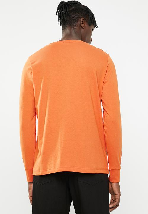 Diesel  - Just division long sleeve tee - orange