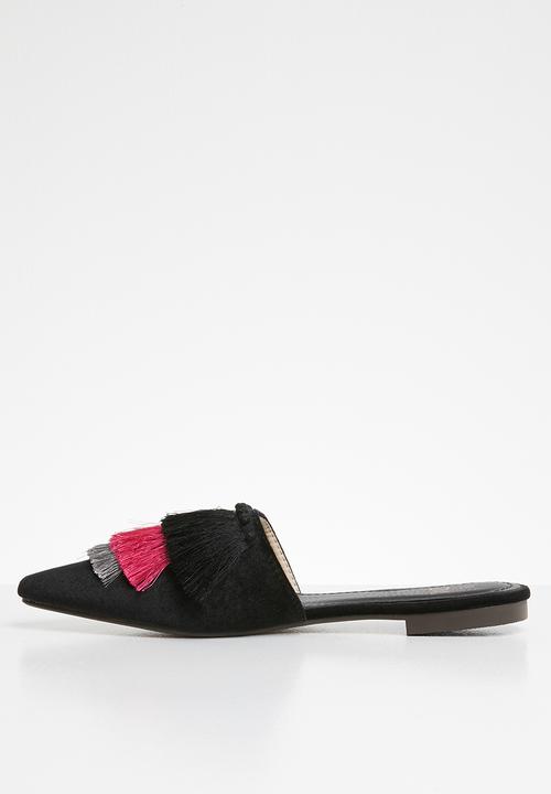 Dolce Vita - Tassel detail mules - black