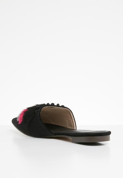 Dolce Vita - Tassel detail mules - black