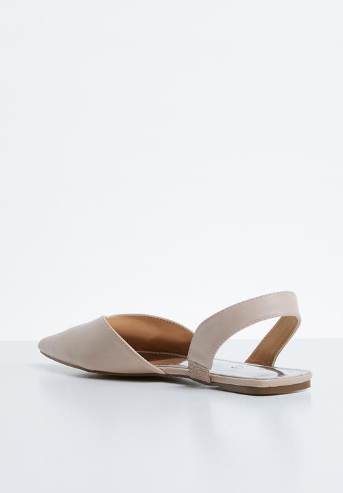 STYLE REPUBLIC - Slingback metallic pumps - pink