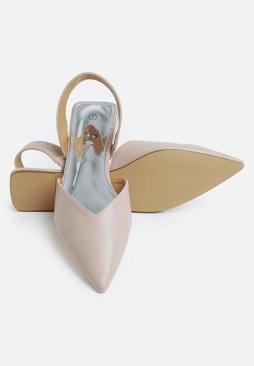 STYLE REPUBLIC - Slingback metallic pumps - pink