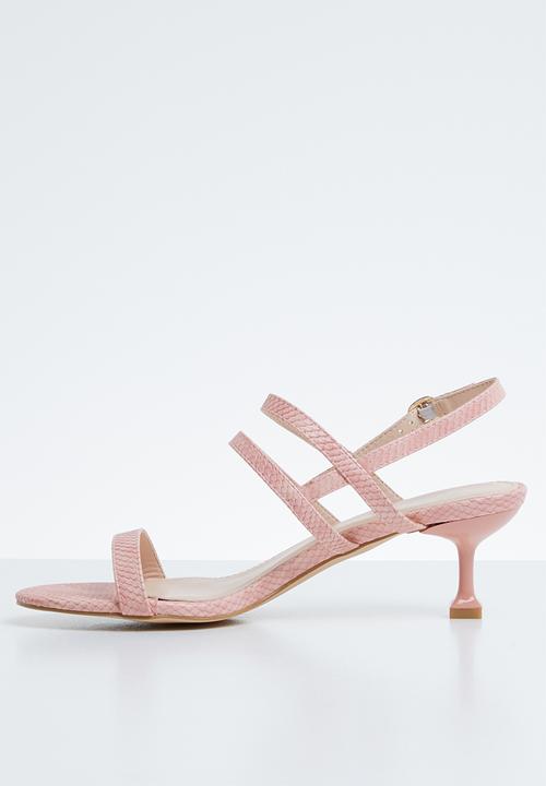 Miss Black - Della heel - pink