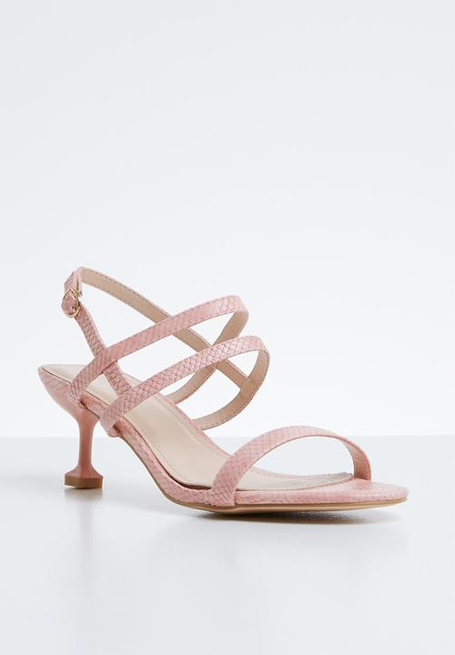 Miss Black - Della heel - pink