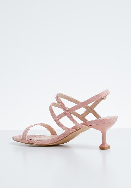 Miss Black - Della heel - pink