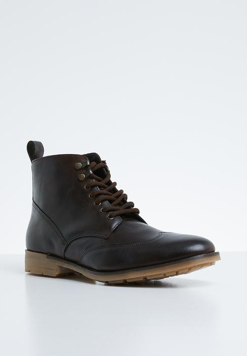 Superbalist - Ski hook leather boot - brown