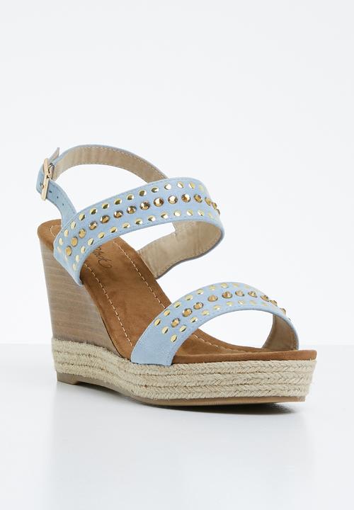 Miss Black - Vinolia wedge - blue