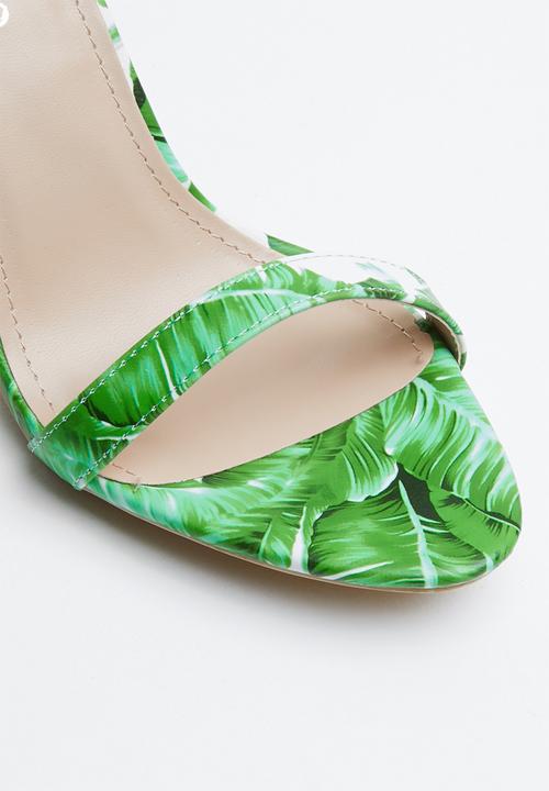 Miss Black - Zera heel - green