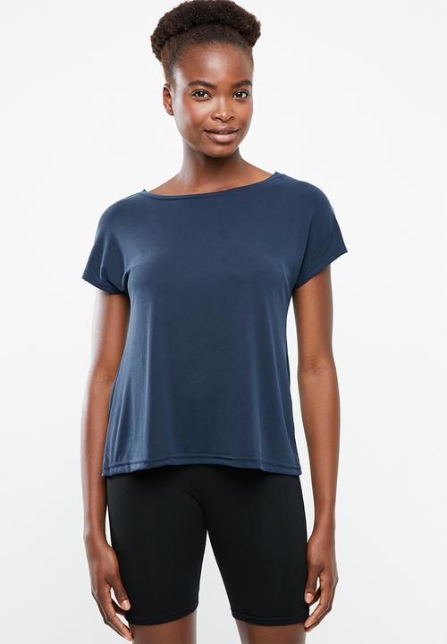 Superbalist - Knot back T-shirt - navy