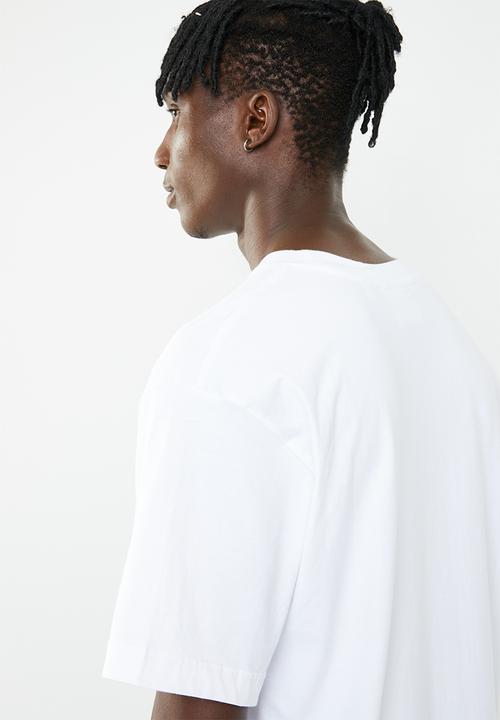Cheap Monday - Uni speech logo short sleeve tee - white