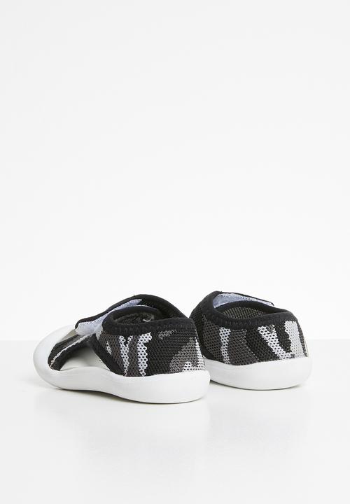Pop Candy - Camo sandal - grey & black
