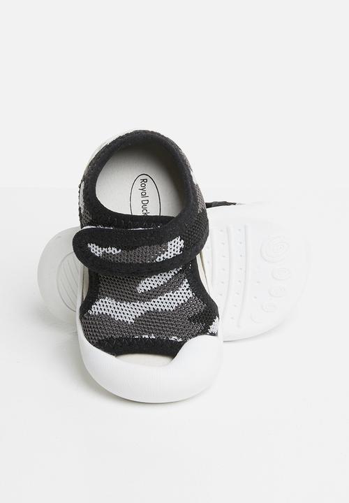 Pop Candy - Camo sandal - grey & black