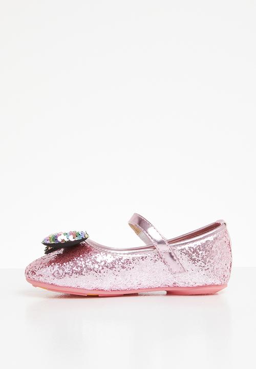 Pop Candy - Bow glitter pump - pink