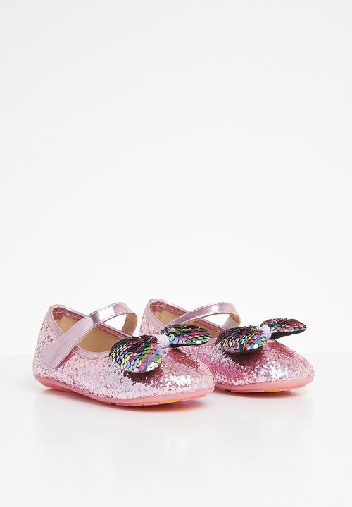 Pop Candy - Bow glitter pump - pink