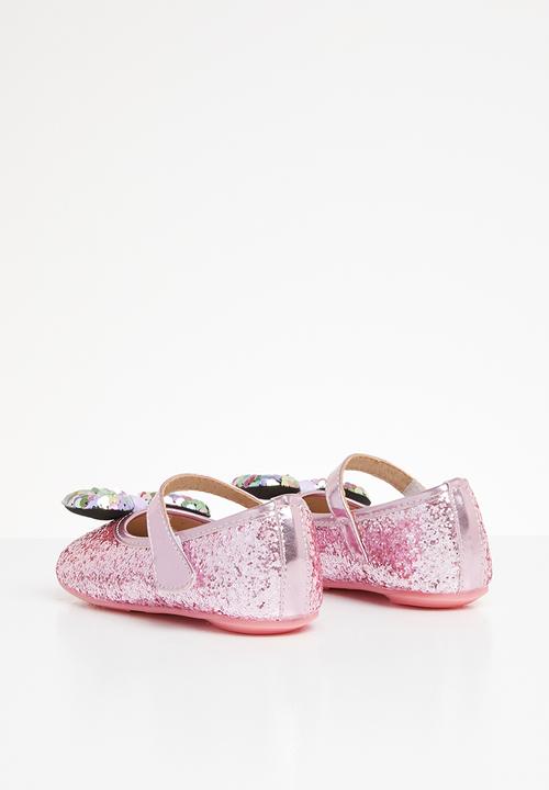 Pop Candy - Bow glitter pump - pink
