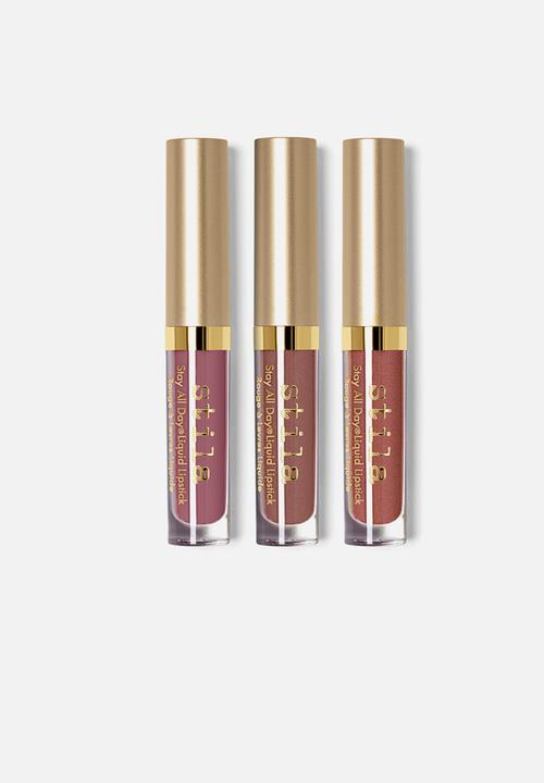 Stila - My bare lady stay all day liquid lipstick set