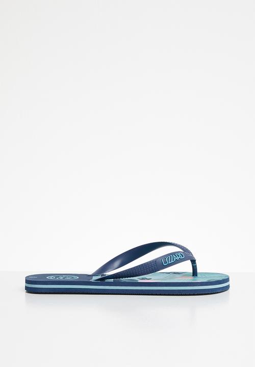 Lizzard - Cayenne flip- flop - blue 