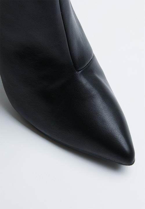Public Desire - Adorn slouched heeled ankle boot - black 