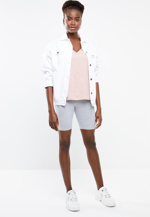 Superbalist - Boyfriend tee 2 pack  - pink / white