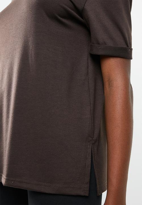 Superbalist - Cross back T-shirt - brown