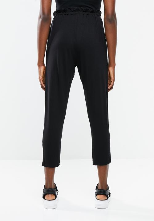 Superbalist - Paperbag joggers - black