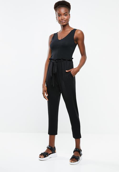 Superbalist - Paperbag joggers - black