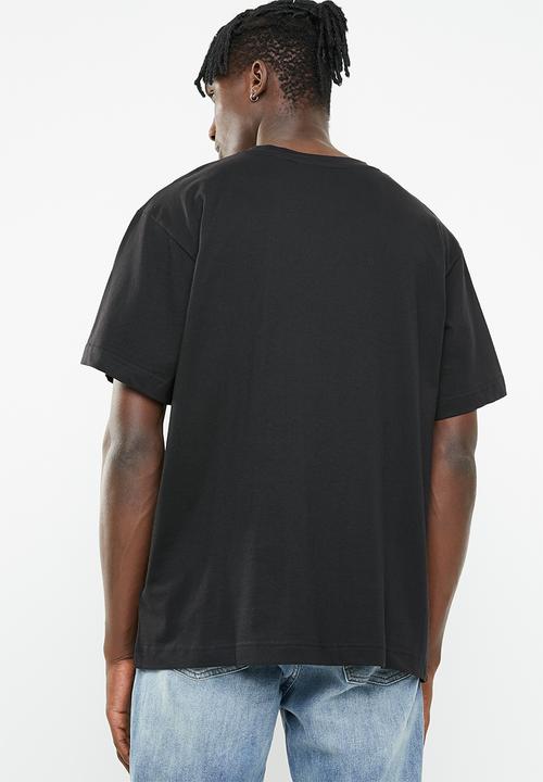 Cheap Monday - Uni speech logo tee - black