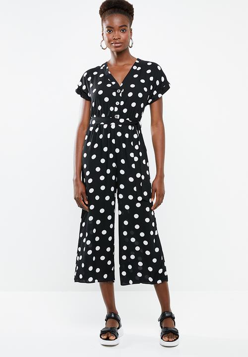 new look spot jumpsuit