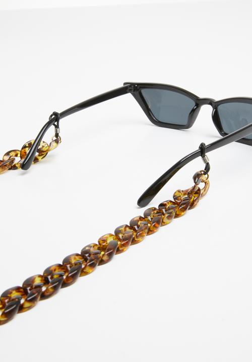 Superbalist - Chunky sunglasses chain - brown