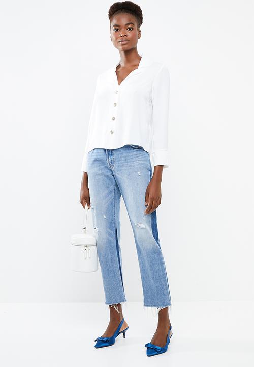 New Look - Peggy woven shirt - white