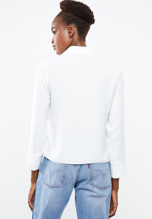 New Look - Peggy woven shirt - white