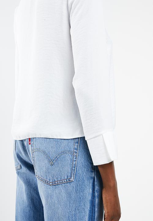 New Look - Peggy woven shirt - white