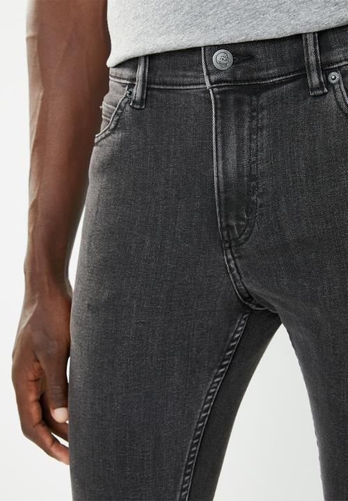 Cheap Monday - Tight fit washed jeans - black