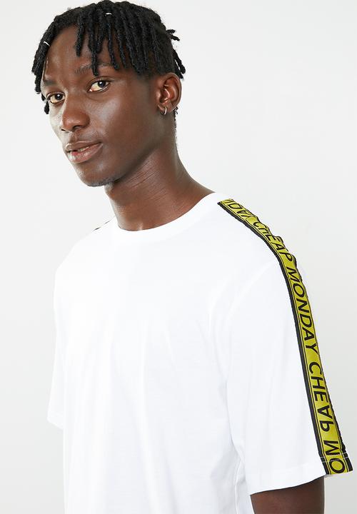 Cheap Monday - Boxer logo short sleeve tee - white