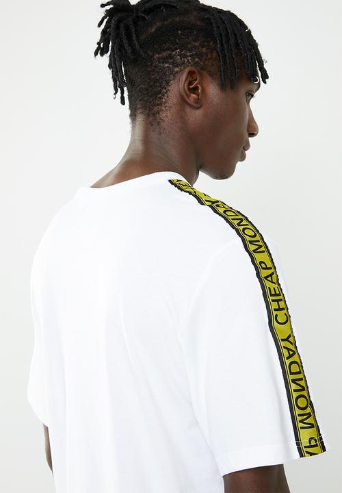 Cheap Monday - Boxer logo short sleeve tee - white