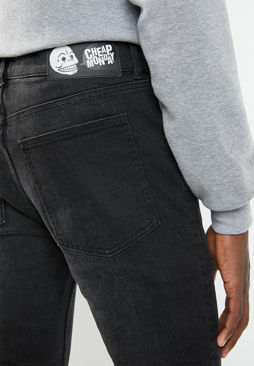 Cheap Monday - Haze cut tight fit jeans - black