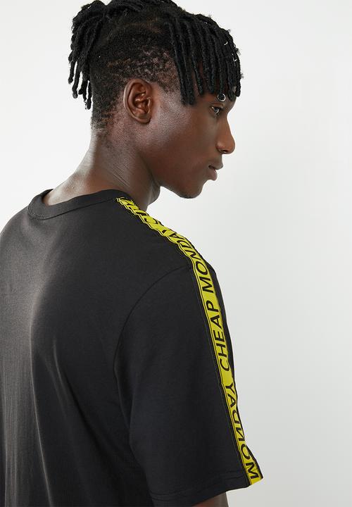 Cheap Monday - Boxer logo short sleeve tee - black